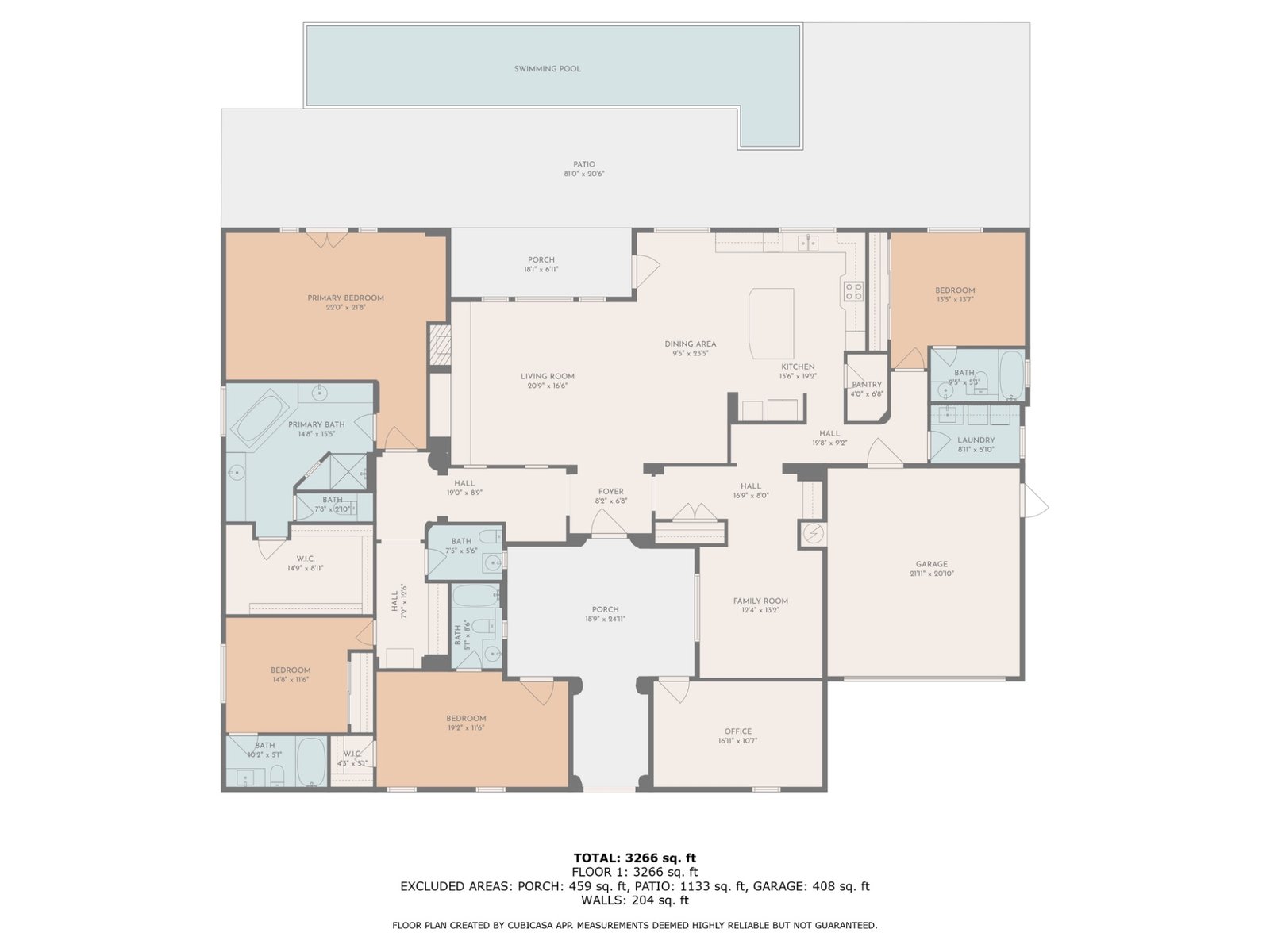 Premium floor plan sample